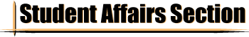 Student affairs section